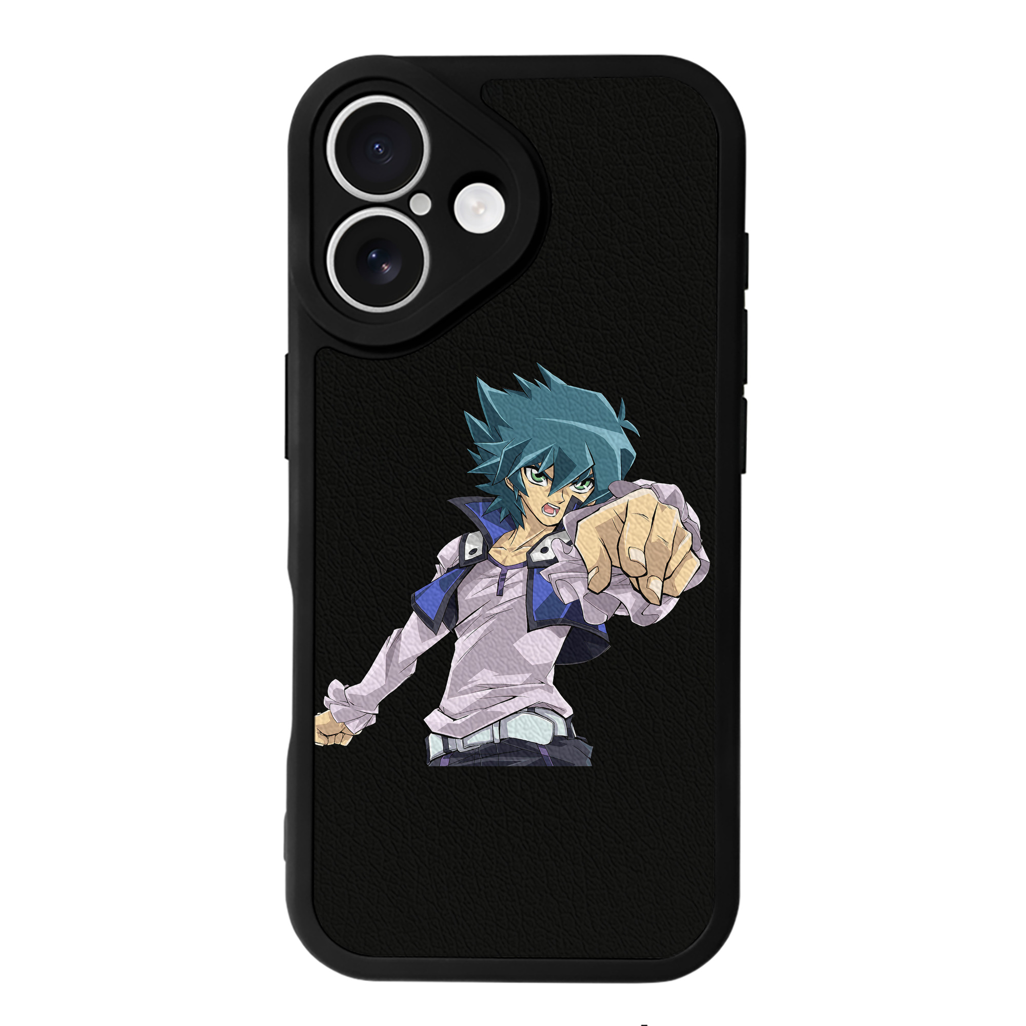 （画像用） 遊☆戯☆王 Yu-Gi-Oh! 【iPhone 16シリーズ対応】シリコンスマホケース（レザー調） 材質：シリコン